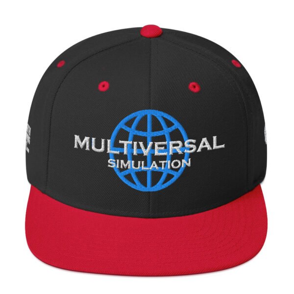 Multiversal Simulation Snapback Cap – Unisex (White Text) - Image 13