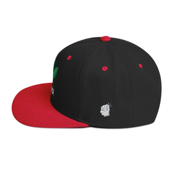 Dr. Sebi Snapback Cap – Unisex (White Text) - Image 11