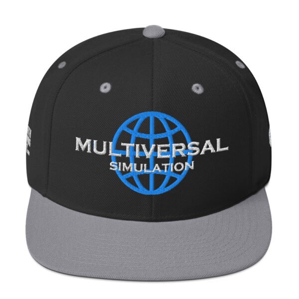 Multiversal Simulation Snapback Cap – Unisex (White Text) - Image 17