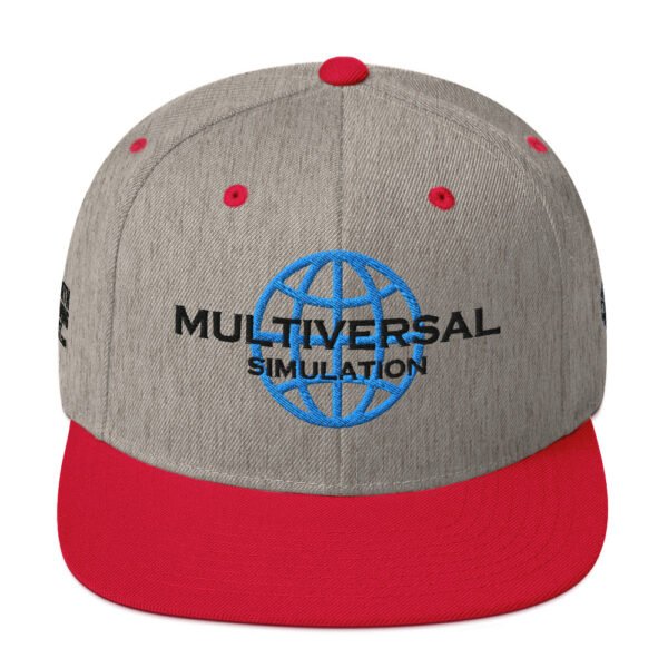 Mutliversal Simulation Snapback Cap – Unisex (Black Text) - Image 29