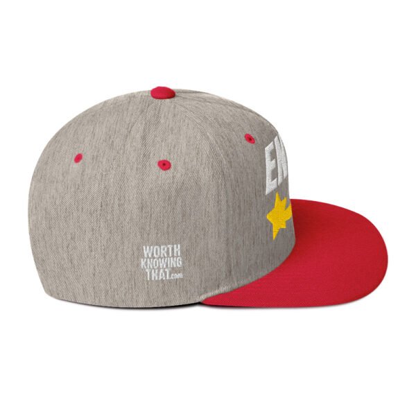 Enki Snapback Cap – Unisex (White Text) - Image 74