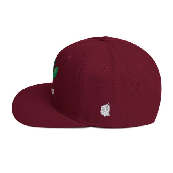 Dr. Sebi Snapback Cap – Unisex (White Text) - Image 31