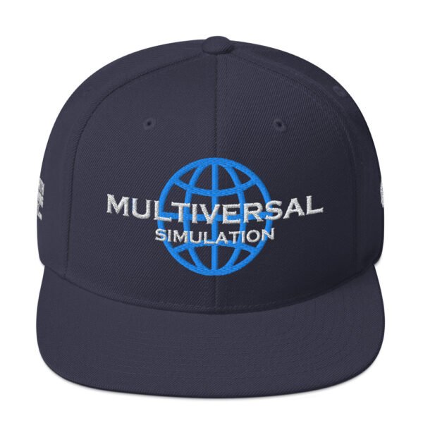 Multiversal Simulation Snapback Cap – Unisex (White Text) - Image 33