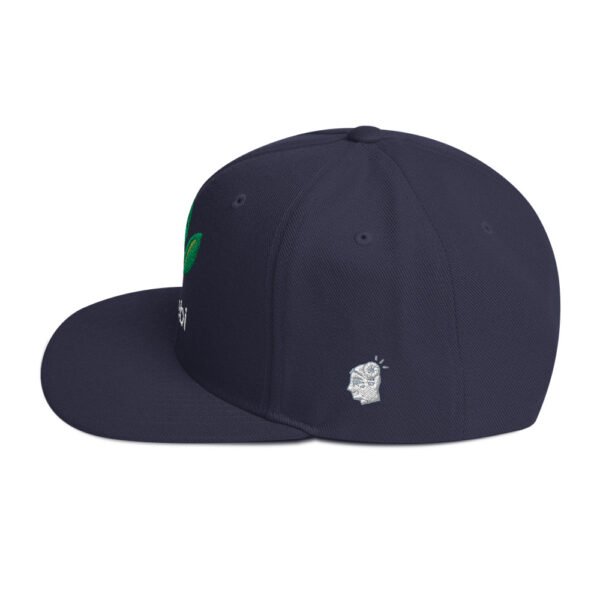 Dr. Sebi Snapback Cap – Unisex (White Text) - Image 35