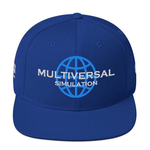Multiversal Simulation Snapback Cap – Unisex (White Text) - Image 41