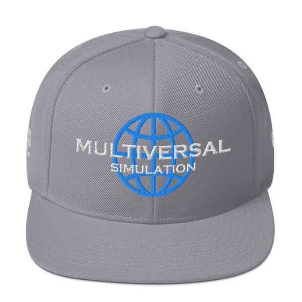 Multiversal Simulation Snapback Cap – Unisex (White Text) - Image 45