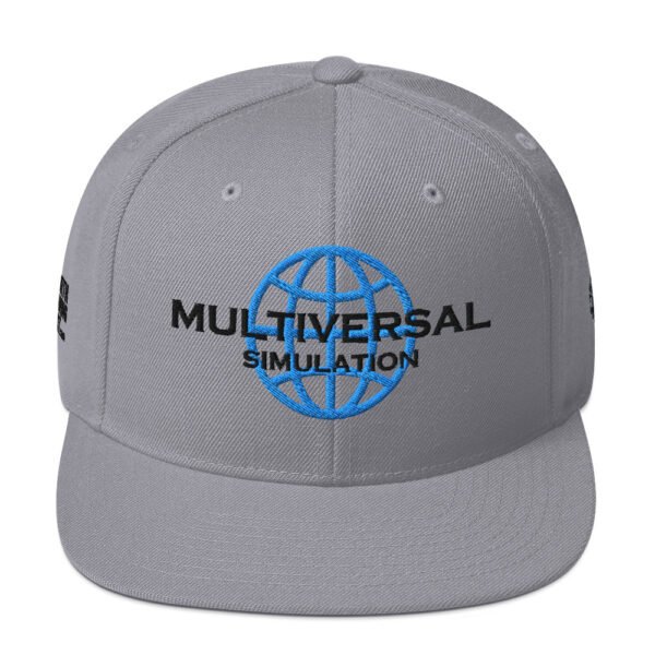 Mutliversal Simulation Snapback Cap – Unisex (Black Text)