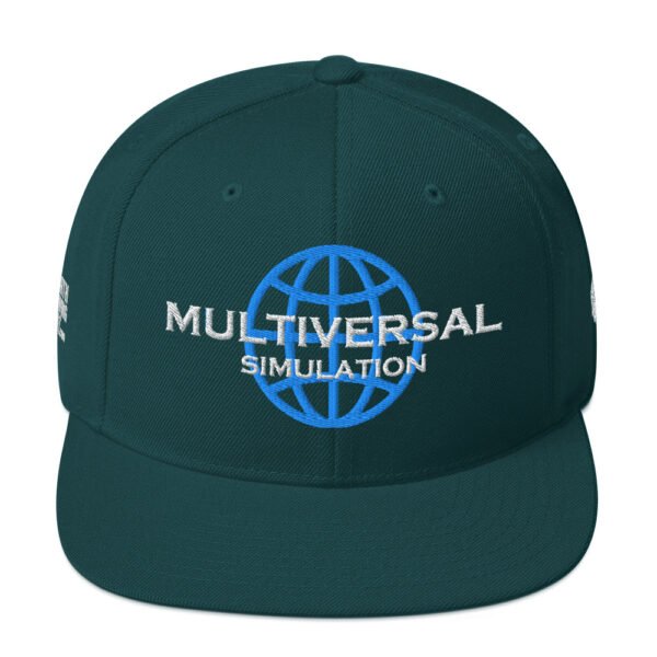 Multiversal Simulation Snapback Cap – Unisex (White Text) - Image 49