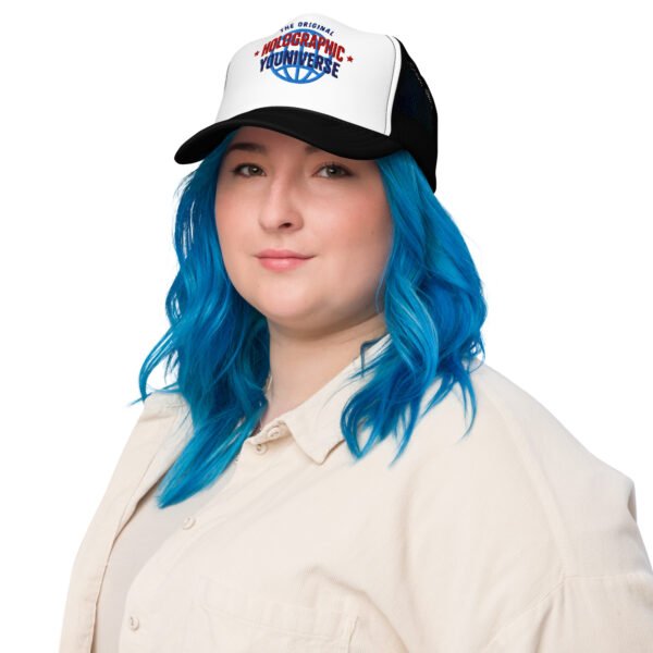 Holographic YOUniverse Foam Trucker Cap – Unisex - Image 30