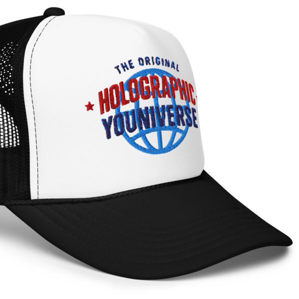 Holographic YOUniverse Foam Trucker Cap – Unisex - Image 32