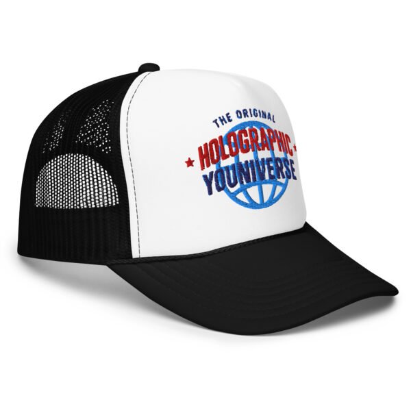 Holographic YOUniverse Foam Trucker Cap – Unisex - Image 26