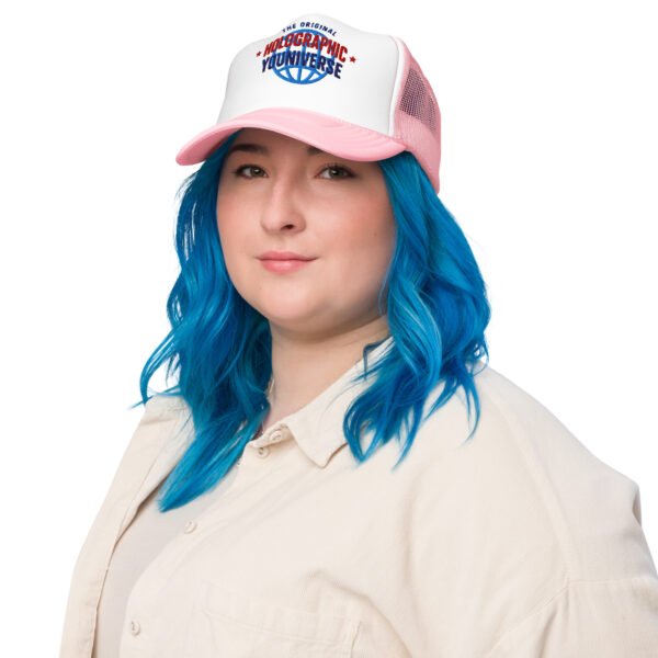Holographic YOUniverse Foam Trucker Cap – Unisex - Image 22
