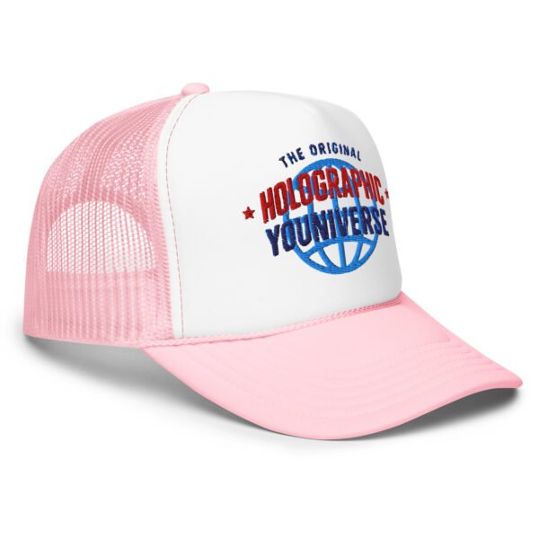 Holographic YOUniverse Foam Trucker Cap – Unisex - Image 18