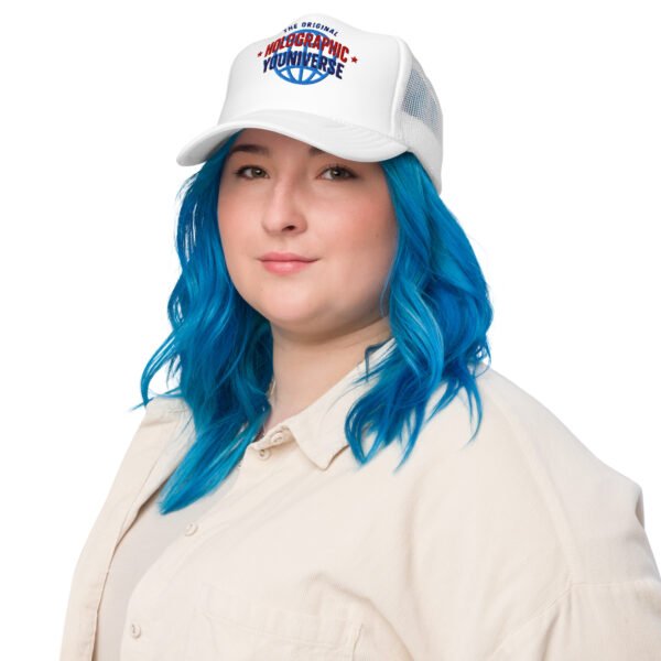 Holographic YOUniverse Foam Trucker Cap – Unisex - Image 38