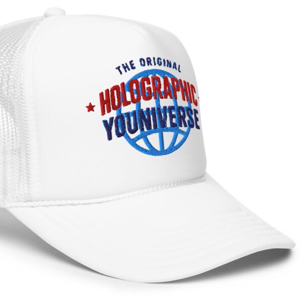 Holographic YOUniverse Foam Trucker Cap – Unisex - Image 40