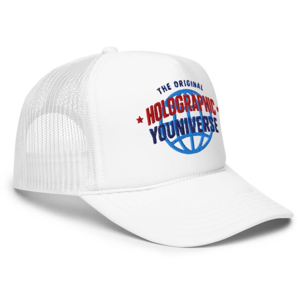 Holographic YOUniverse Foam Trucker Cap – Unisex - Image 34