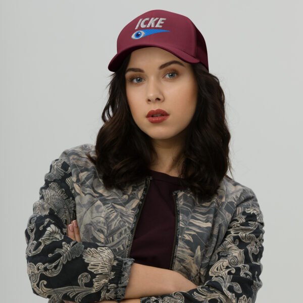 Icke Trucker Cap – Unisex (White Text) - Image 55