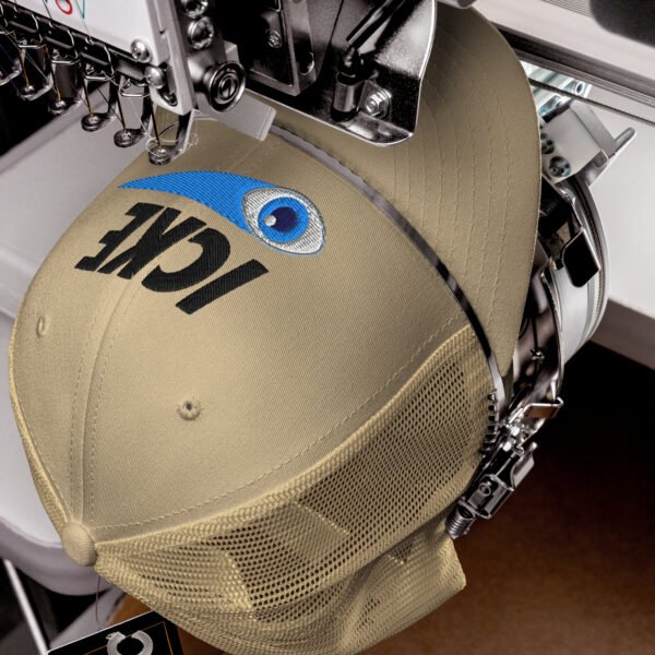 Icke Trucker Cap – Unisex (Black Text) - Image 80