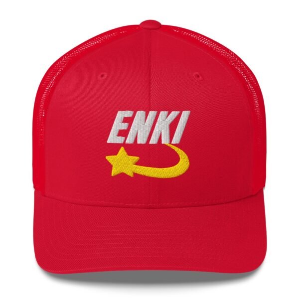 Enki Trucker Cap – Unisex (White Text)