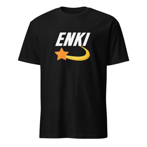 Enki T-Shirt - Short-Sleeve Unisex Tee (White Text) - Image 13