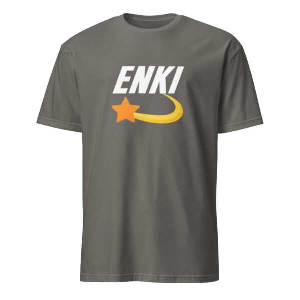Enki T-Shirt - Short-Sleeve Unisex Tee (White Text) - Image 33