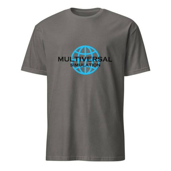 Multiversal Simulation T-Shirt – Short-Sleeve Unisex Tee (Black Text) - Image 25