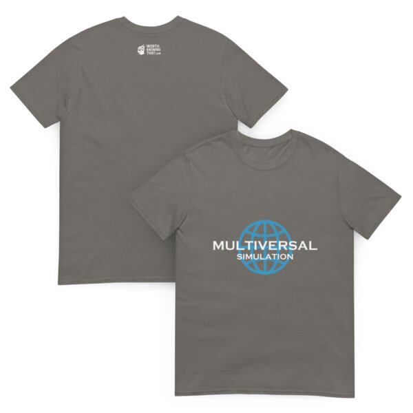 Multiversal Simulation T-Shirt – Short-Sleeve Unisex Tee (White Text) - Image 11