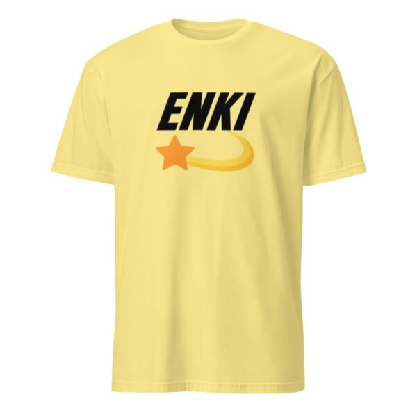 Enki T-Shirt - Short-Sleeve Unisex Tee (Black Text) - Image 43
