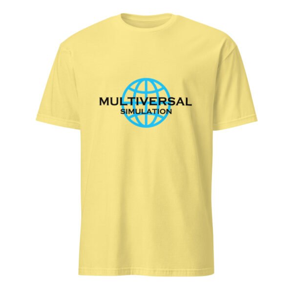 Multiversal Simulation T-Shirt – Short-Sleeve Unisex Tee (Black Text) - Image 45