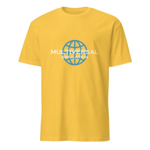 Multiversal Simulation T-Shirt – Short-Sleeve Unisex Tee (White Text) - Image 49