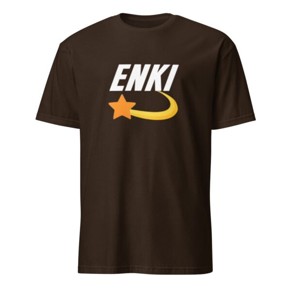Enki T-Shirt - Short-Sleeve Unisex Tee (White Text) - Image 17