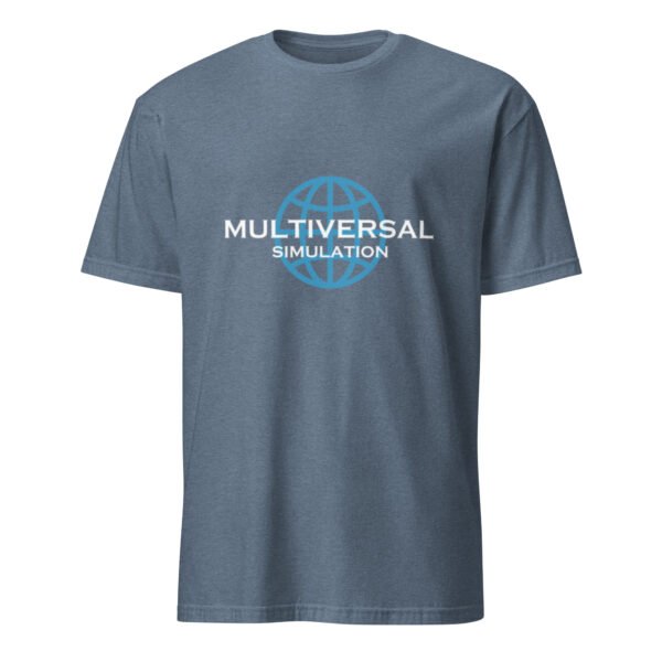 Multiversal Simulation T-Shirt – Short-Sleeve Unisex Tee (White Text) - Image 39