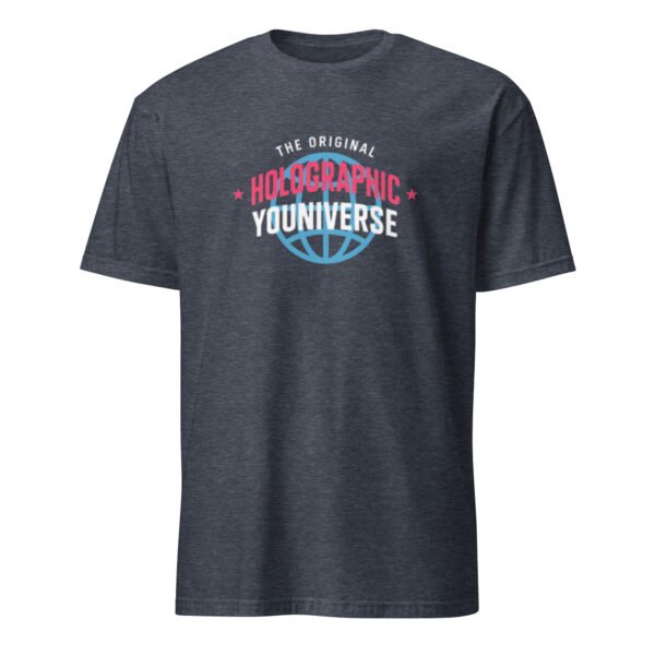 Holographic YOUniverse T-Shirt – Short-Sleeve Unisex Tee (White Text) - Image 21