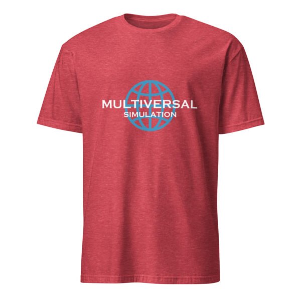 Multiversal Simulation T-Shirt – Short-Sleeve Unisex Tee (White Text) - Image 35