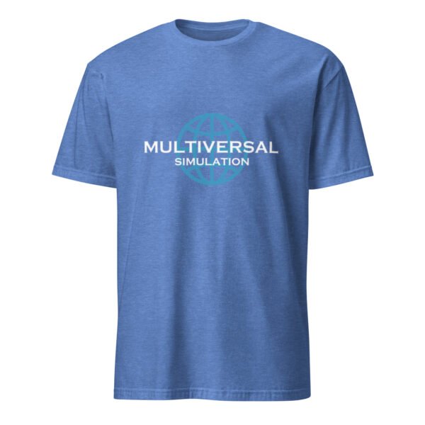 Multiversal Simulation T-Shirt – Short-Sleeve Unisex Tee (White Text) - Image 45