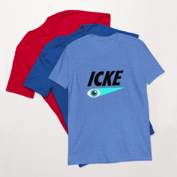 Icke T-Shirt - Short-Sleeve Unisex Tee (Black Text) - Image 12