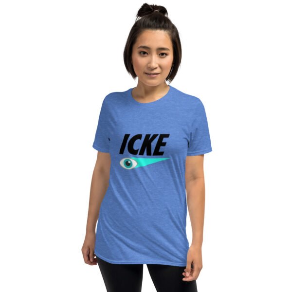 Icke T-Shirt - Short-Sleeve Unisex Tee (Black Text) - Image 7