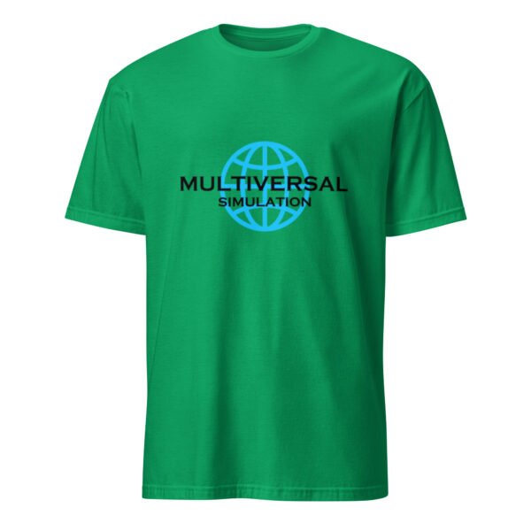 Multiversal Simulation T-Shirt – Short-Sleeve Unisex Tee (Black Text) - Image 33