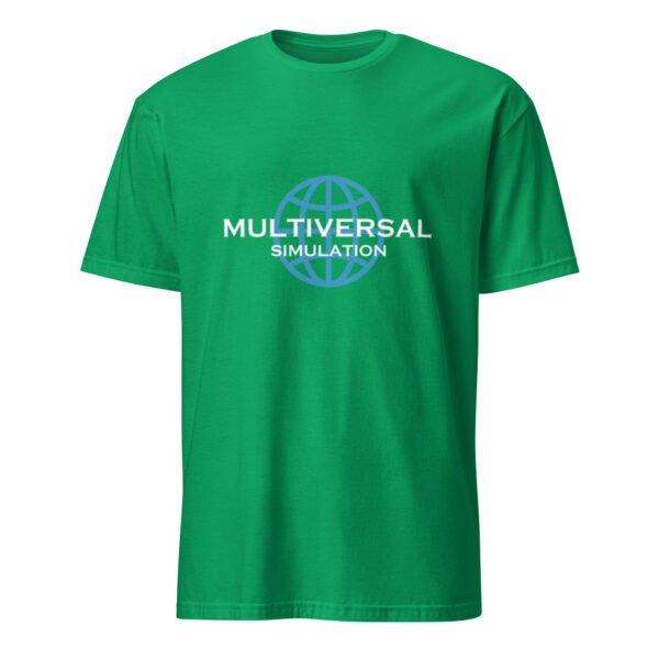 Multiversal Simulation T-Shirt – Short-Sleeve Unisex Tee (White Text) - Image 43