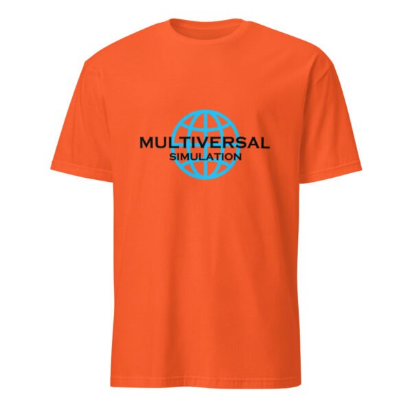 Multiversal Simulation T-Shirt – Short-Sleeve Unisex Tee (Black Text) - Image 27