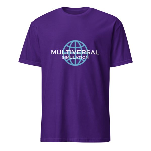 Multiversal Simulation T-Shirt – Short-Sleeve Unisex Tee (White Text) - Image 19
