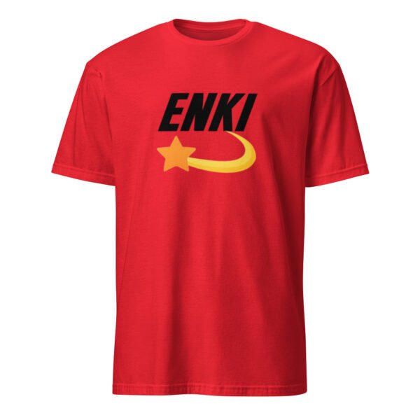 Enki T-Shirt - Short-Sleeve Unisex Tee (Black Text) - Image 13