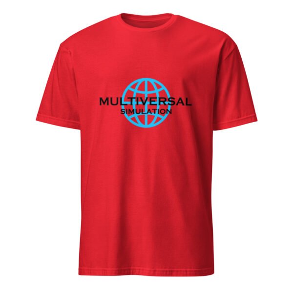 Multiversal Simulation T-Shirt – Short-Sleeve Unisex Tee (Black Text) - Image 13