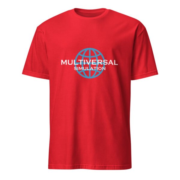 Multiversal Simulation T-Shirt – Short-Sleeve Unisex Tee (White Text) - Image 25