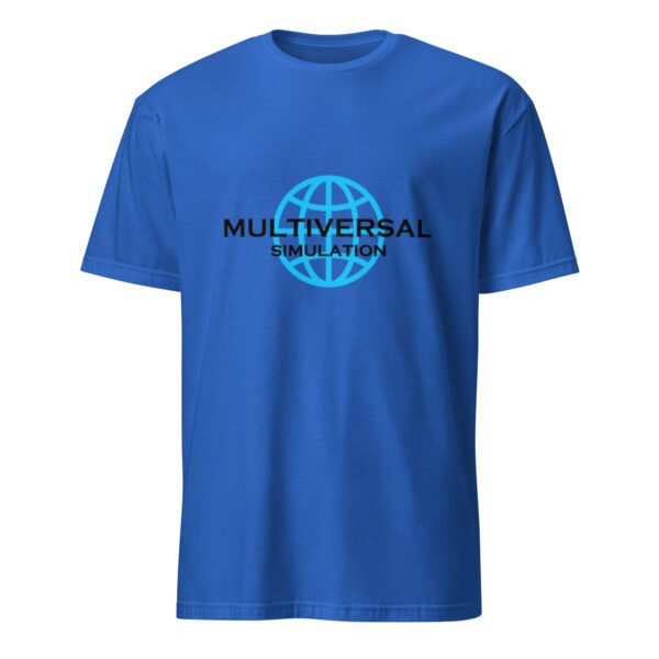 Multiversal Simulation T-Shirt – Short-Sleeve Unisex Tee (Black Text) - Image 15