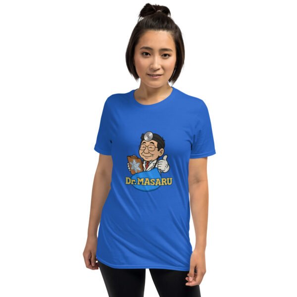 Dr. Masaru T-Shirt – Short-Sleeve Unisex Tee - Image 7