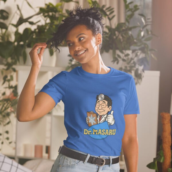 Dr. Masaru T-Shirt – Short-Sleeve Unisex Tee - Image 10