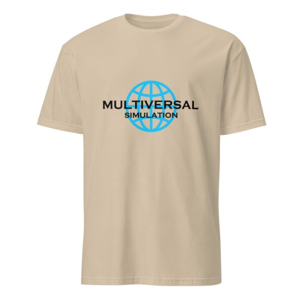 Multiversal Simulation T-Shirt – Short-Sleeve Unisex Tee (Black Text) - Image 37