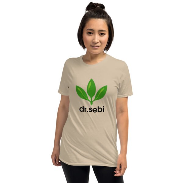 Dr. Sebi T-Shirt - Short-Sleeve Unisex Tee (Black Text) - Image 6