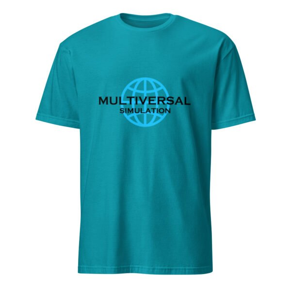 Multiversal Simulation T-Shirt – Short-Sleeve Unisex Tee (Black Text) - Image 31
